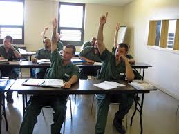 Matt Witten teaching playwriting in prison